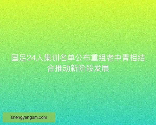 国足24人集训名单公布重组老中青相结合推动新阶段发展